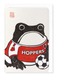 Ezen - Football Ezen Frog - Red and white - Greeting Card - Front