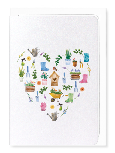 Ezen - Garden heart - Greeting Card - Front