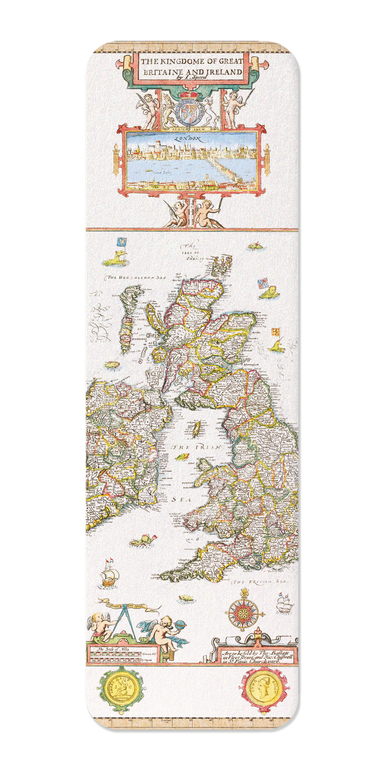 Ezen - Great Britain and Ireland BY JOHN SPEED (C.1611) - Bookmark - Front