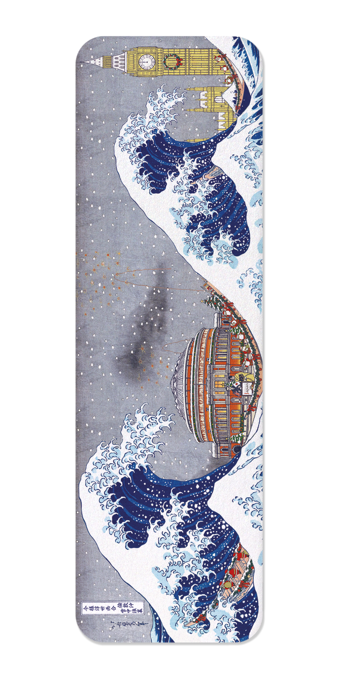 Ezen - GREAT WAVE OF FESTIVE LONDON - Bookmark - Front