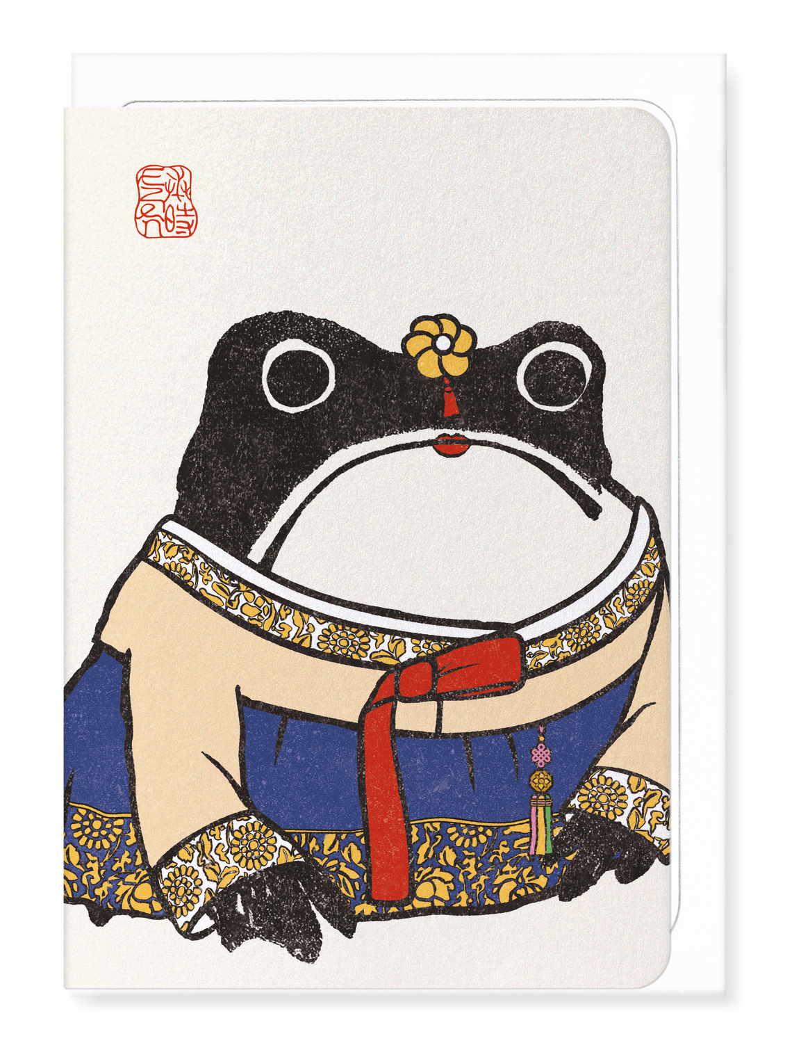 Ezen - Grenouille Ezen en hanbok femme - Greeting Card - Front