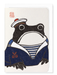 Ezen - GRENOUILLE EZEN Marin français - Greeting Card - Front