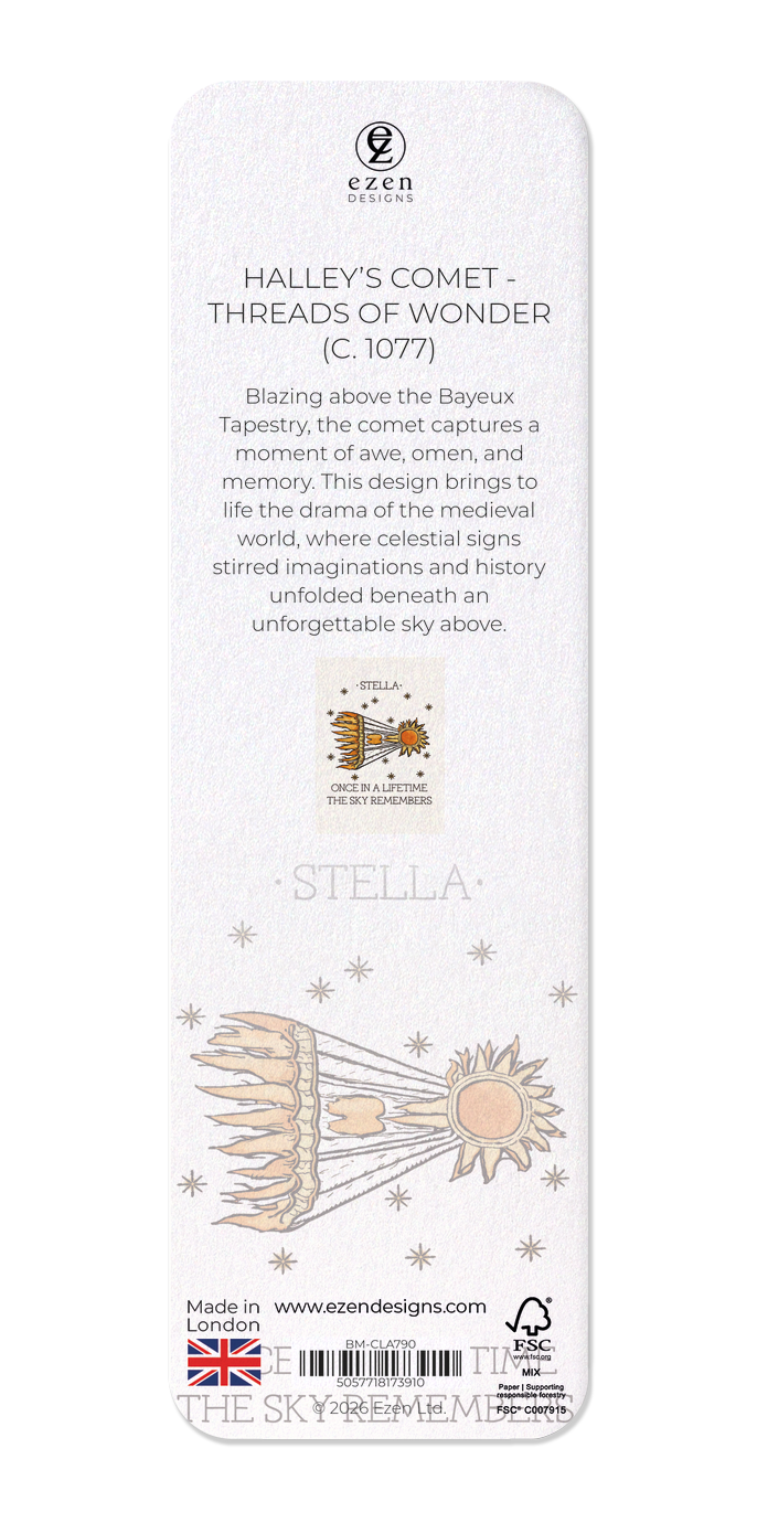 Ezen - Halley’s Comet - Threads of Wonder (c. 1077) - Bookmark - Back