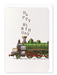Ezen - Happy birthday train - Greeting Card - Front