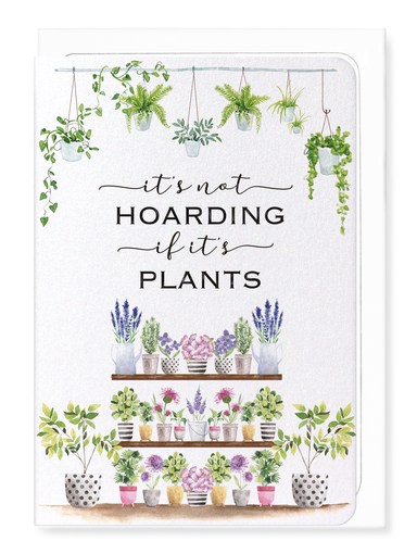 Ezen - Hoarding plants - Greeting Card - Front