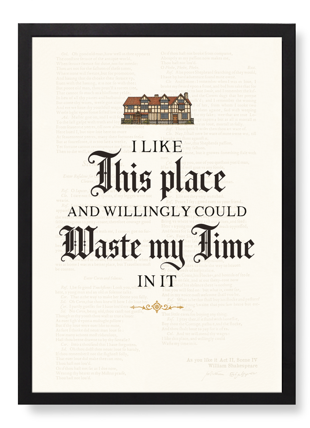 Print in the frame