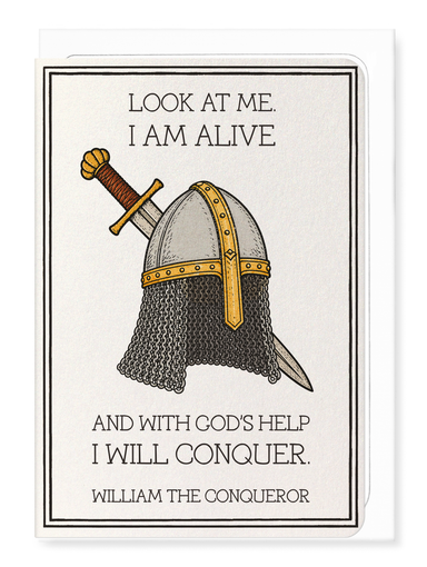 Ezen - I Will Conquer - Greeting Card - Front