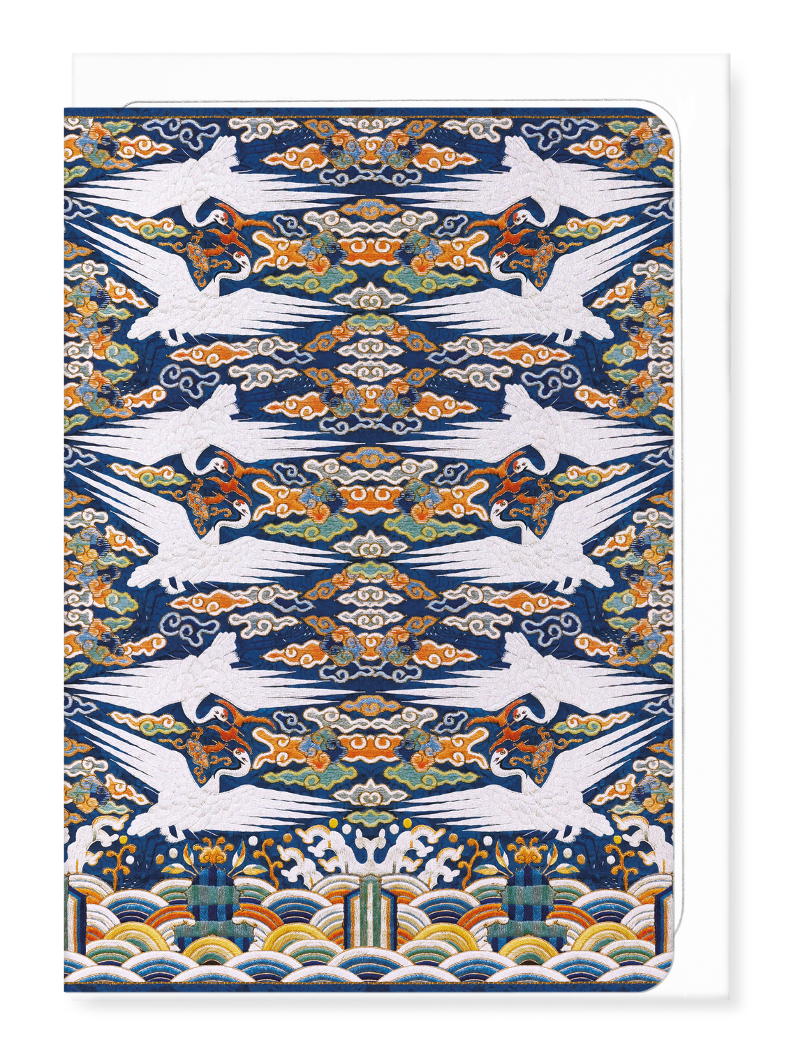 Ezen - Insigne coréen aux grues (XIXe) - Greeting Card - Front