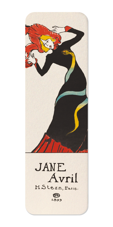 Ezen - Jane Avril (1899) - Bookmark - Front