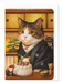 Ezen - Japanese male Birthday Classic Cat - Greeting Card - Front