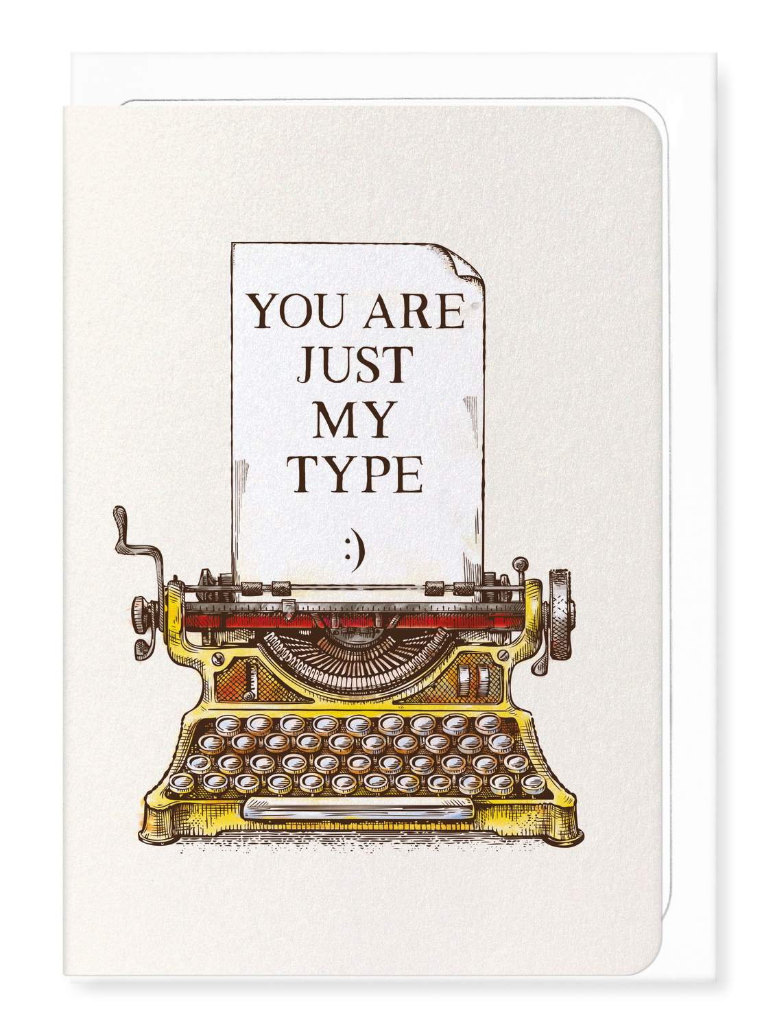Ezen - Just my type - Greeting Card - Front