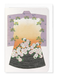 Ezen - Kimono of Chrysanthemum and Wisteria (1899) - Greeting Card - Front