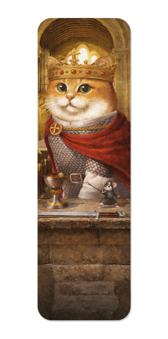 Ezen - King Harold Godwinson Classic Cat - Bookmark - Front