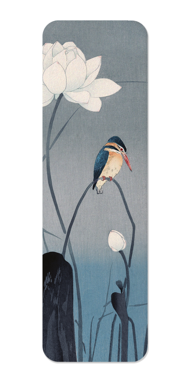 Ezen - Kingfisher and lotus (c.1910) - Bookmark - Front