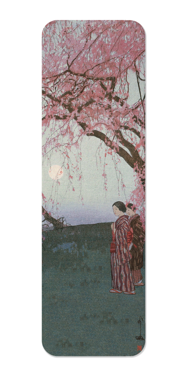 Ezen - Kumoi Cherry Trees (1920) - Bookmark - Front