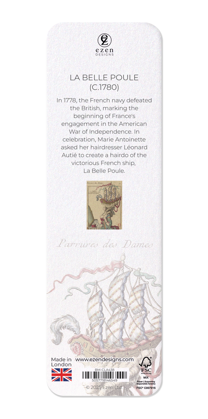 Ezen - La Belle Poule (c.1780) - Bookmark - Back