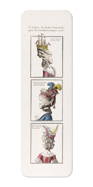 Ezen - LA PARURE DES DAMES NO.2 (1776) - Bookmark - Front