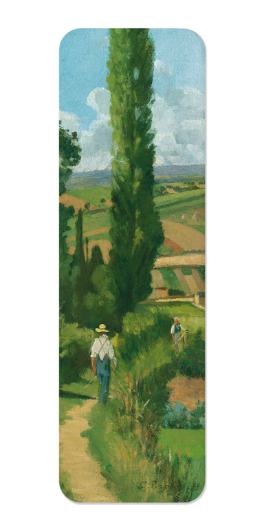 Ezen - Landscape at Les Pâtis, Pontoise (1868) - Bookmark - Front