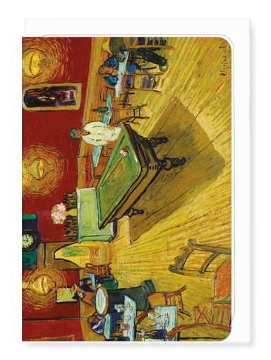 Ezen - Le café de nuit (The Night Café) (1888) - Greeting Card - Front