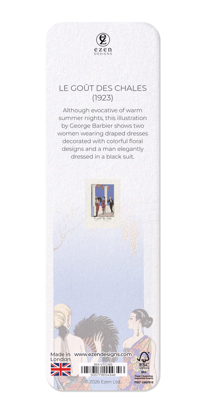 Ezen - Le Goût des Chales (1923) - Bookmark - Back