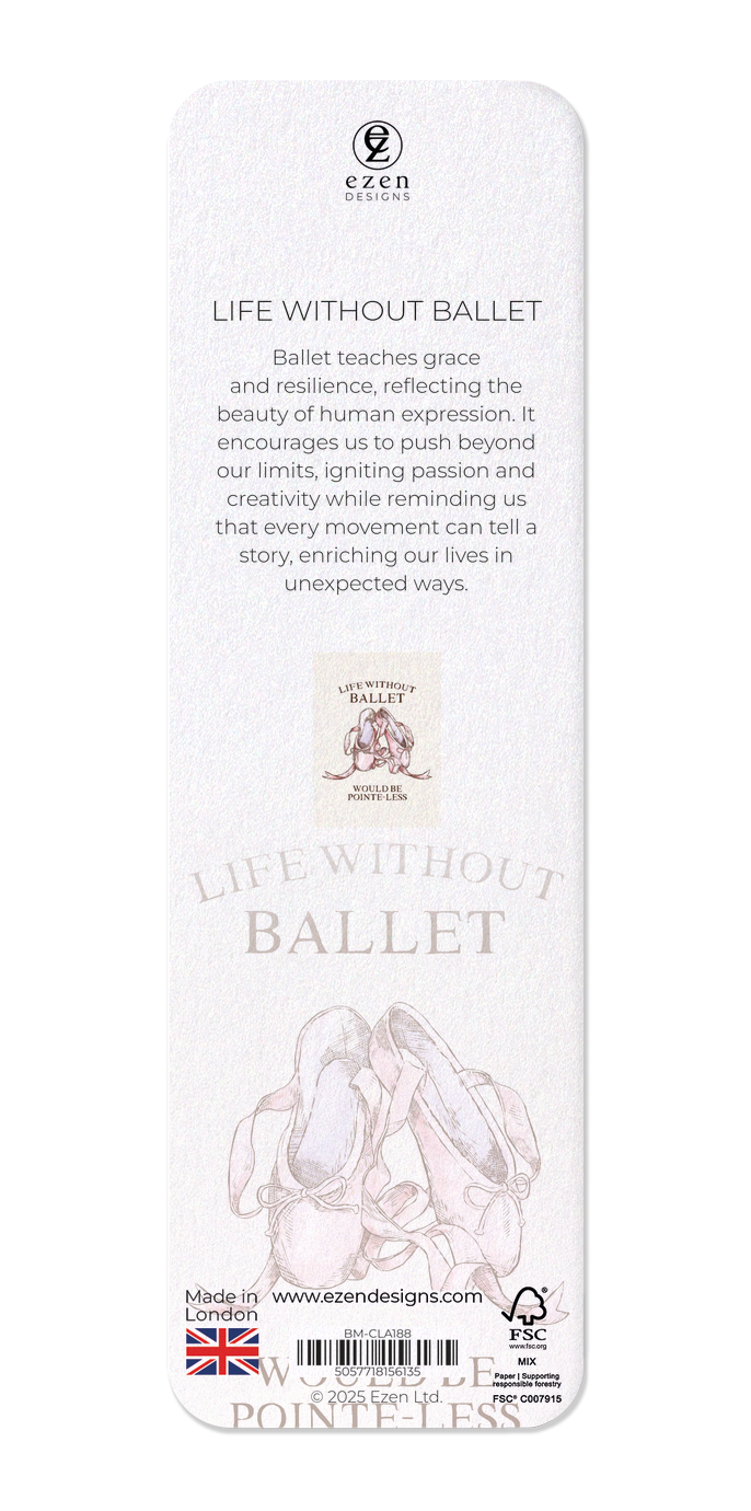 Ezen - Life without ballet - Bookmark - Back