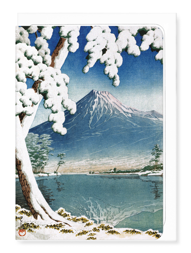 Ezen - Lingering snow (1932) - Greeting Card - Front