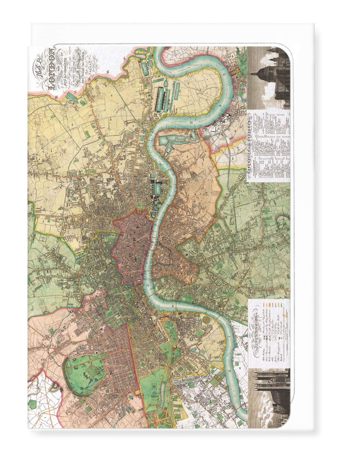 Ezen - London (1827) - Greeting Card - Front