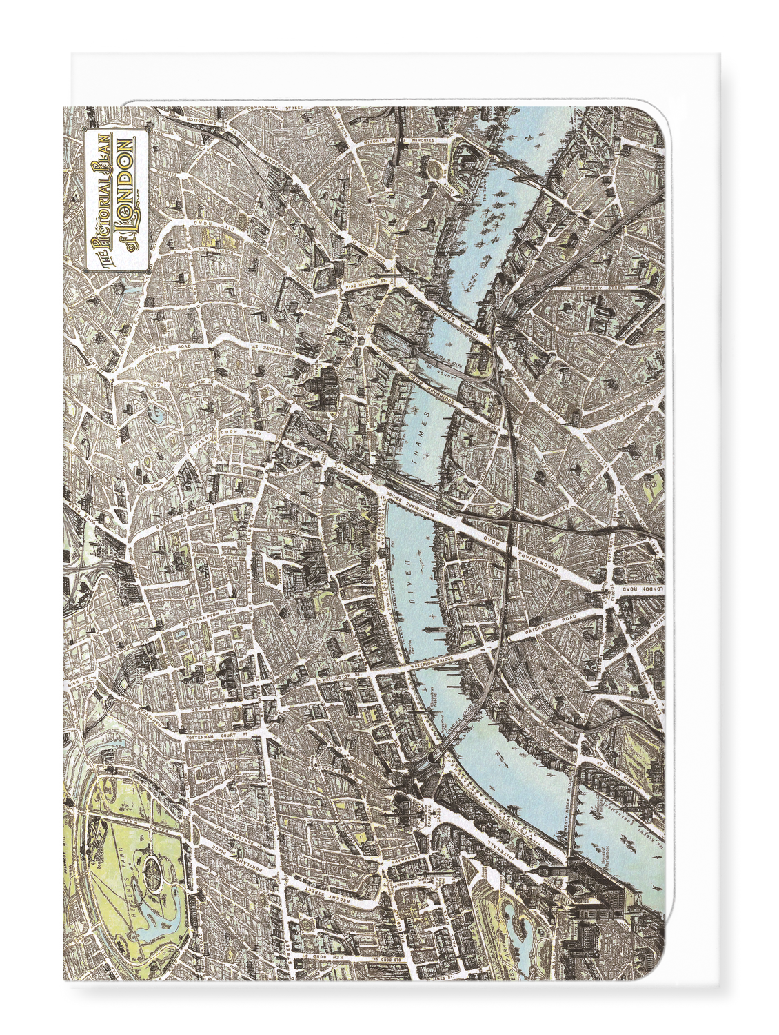 Ezen - London at the close of 19th C - Greeting Card - Front