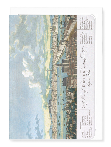 Ezen - London before 1666 - Greeting Card - Front