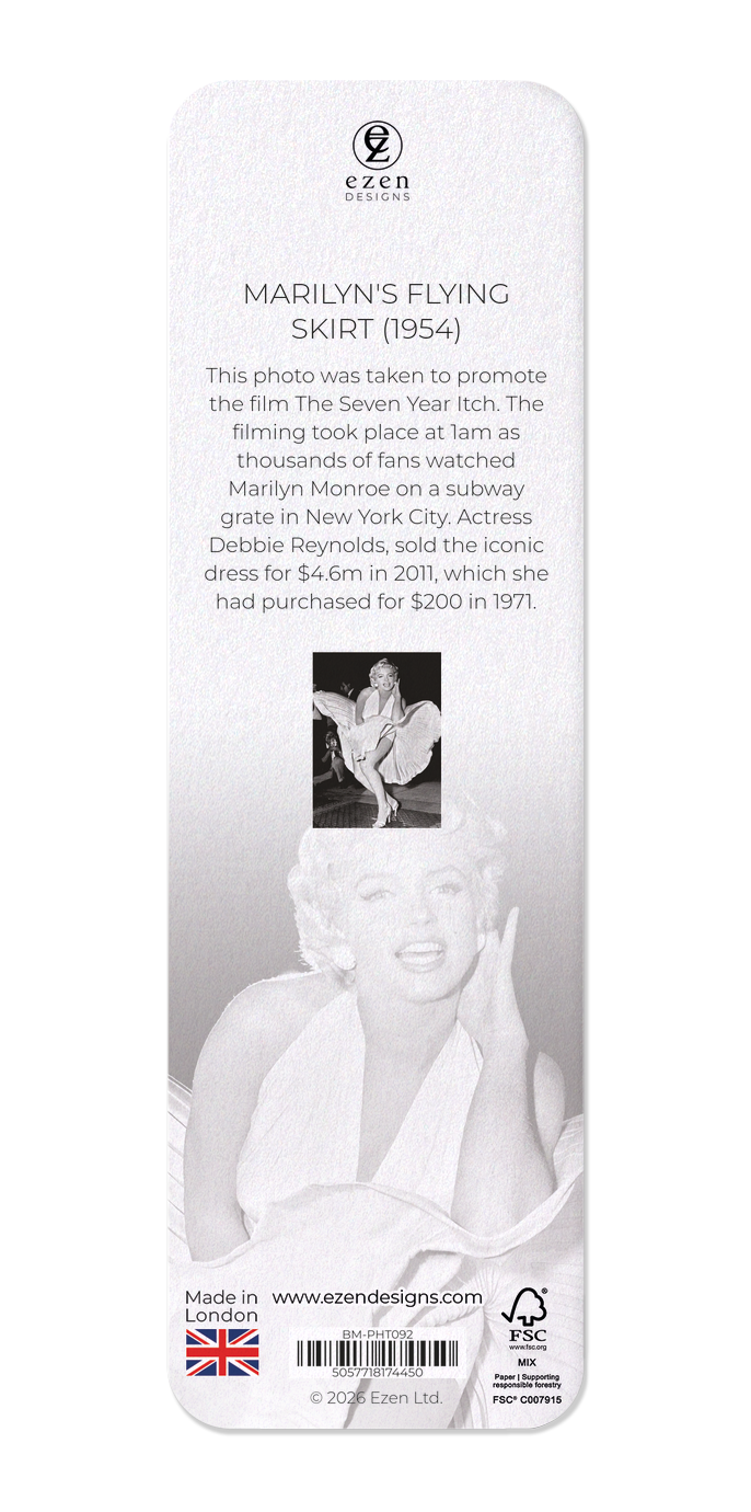 Ezen - Marilyn's flying skirt (1954) - Bookmark - Back