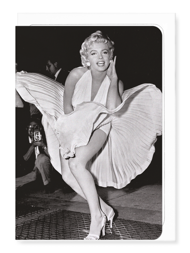 Ezen - Marilyn's flying skirt (1954) - Greeting Card - Front