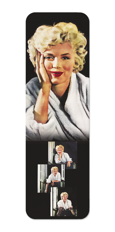Ezen - Monroe in a white robe (1954) - Bookmark - Front