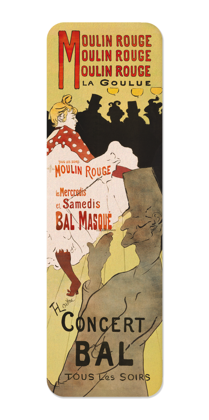 Ezen - Moulin Rouge - La Goulue (1891) - Bookmark - Front