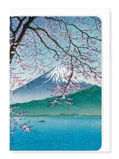 Ezen - Mount fuji in springtime (1937) - Greeting Card - Front