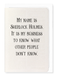 Ezen - My Name is Sherlock Holmes (1892) - Greeting Card - Front