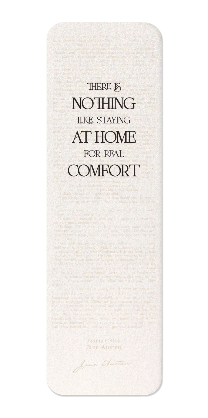 Ezen - Nothing like staying at home - Bookmark - Front