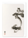 Ezen - Owl on pine tree - Greeting Card - Front