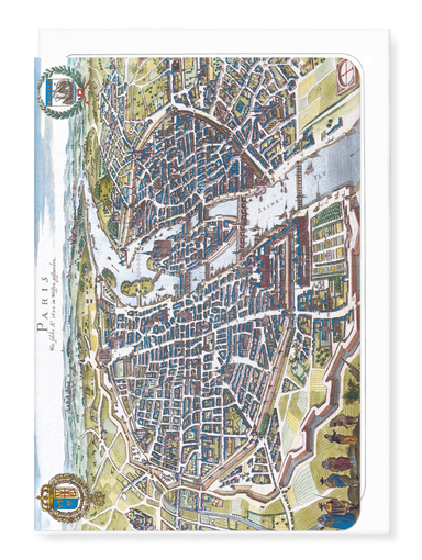 Ezen - Paris in 17th century - Greeting Card - Front