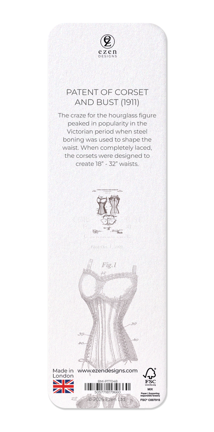 Ezen - Patent of corset and bust (1911) - Bookmark - Back