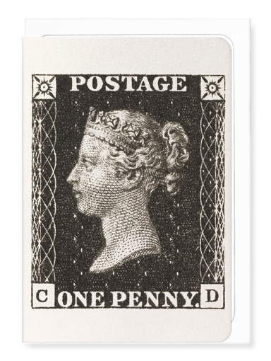 Ezen - Penny black (1840) - Greeting Card - Front