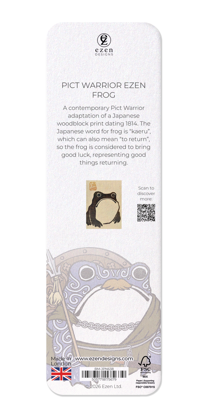 Ezen - Pict Warrior Ezen Frog - Bookmark - Back
