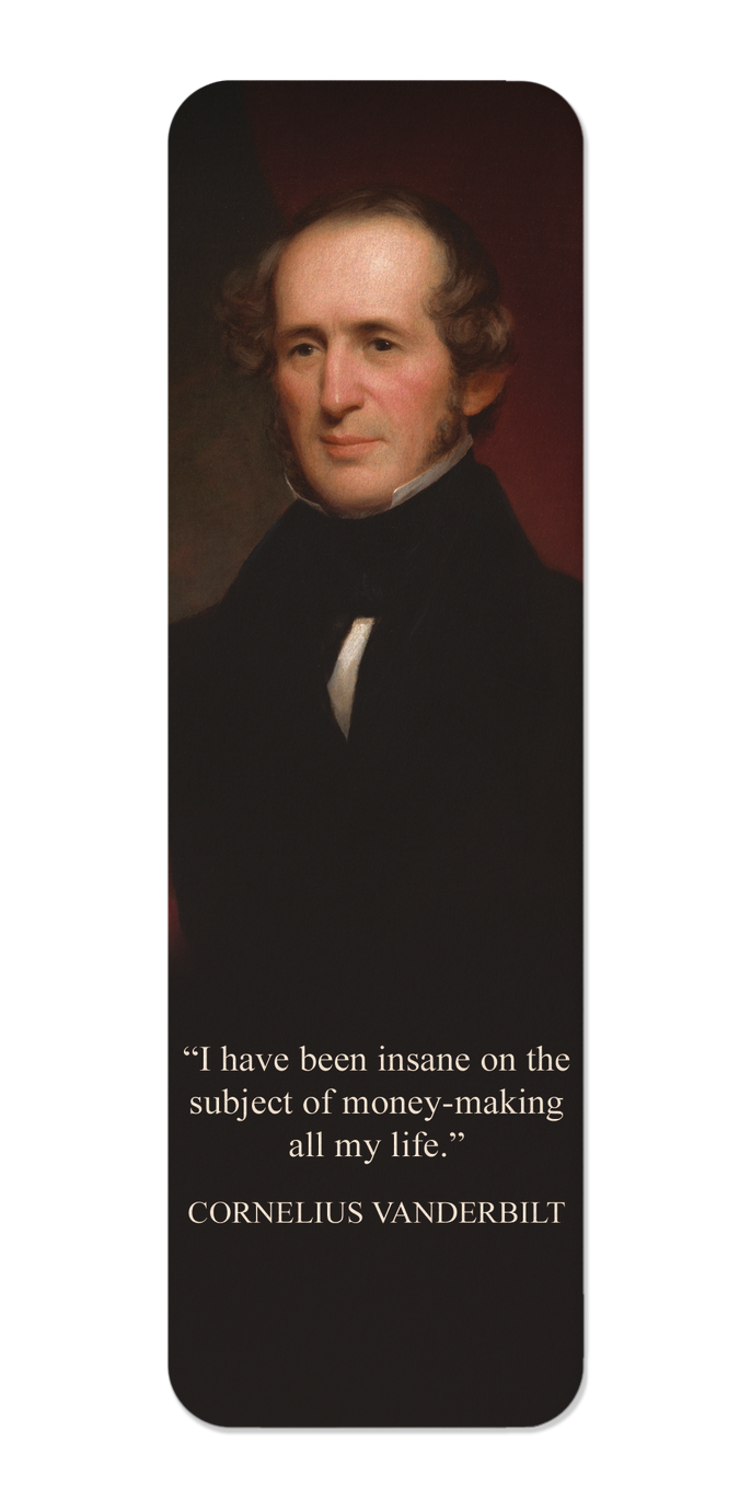 Ezen - Portrait of Cornelius Vanderbilt (1846) - Bookmark - Front