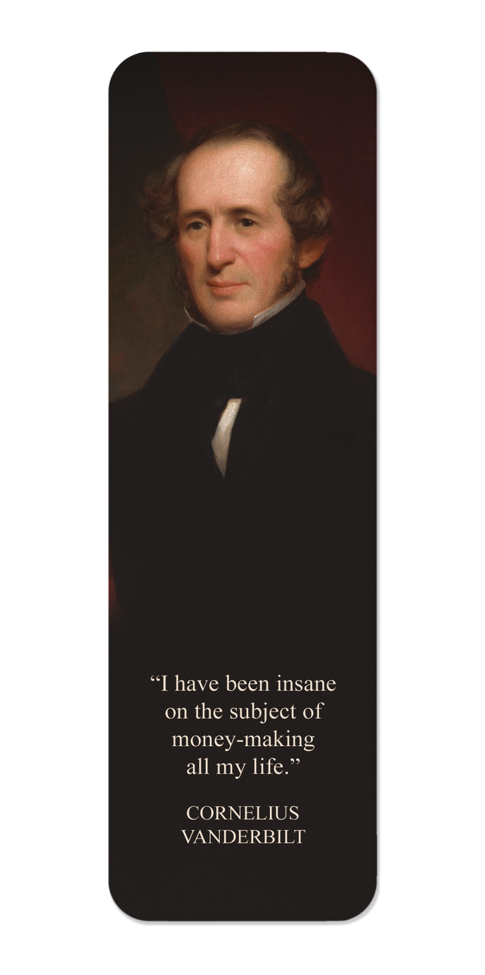 Ezen - Portrait of Cornelius Vanderbilt (1846) - Bookmark - Front