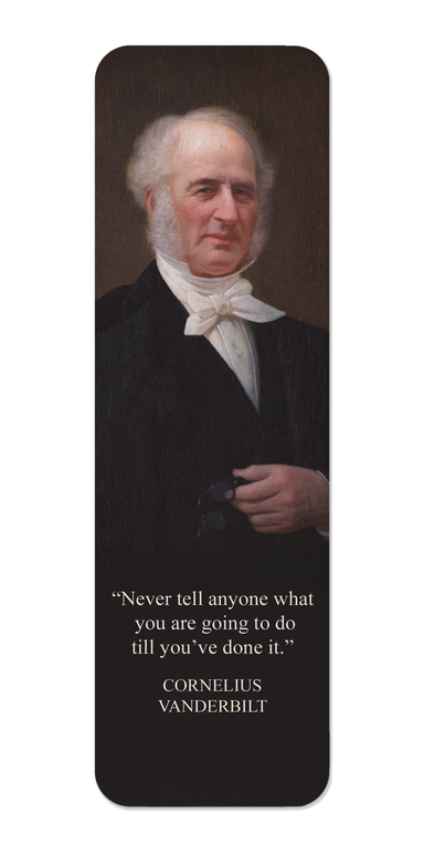 Ezen - Portrait of Cornelius Vanderbilt (1879) - Bookmark - Front
