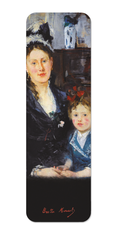 Ezen - Portrait of Mme Boursier and Her Daughter (c.1873) - Bookmark - Front