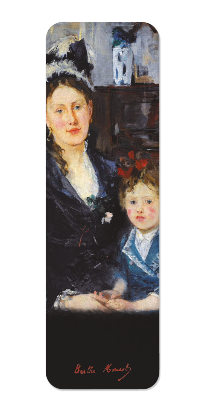 Ezen - Portrait of Mme Boursier and Her Daughter (c.1873) - Bookmark - Front