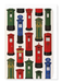 Ezen - Post Boxes Through the Years - Greeting Card - Front