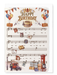 Ezen - Postal Birthday Music score - Greeting Card - Front