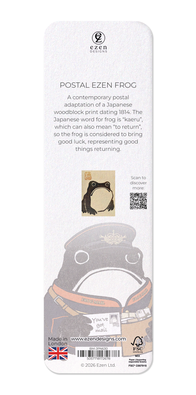 Ezen - Postal Ezen frog - Bookmark - Back