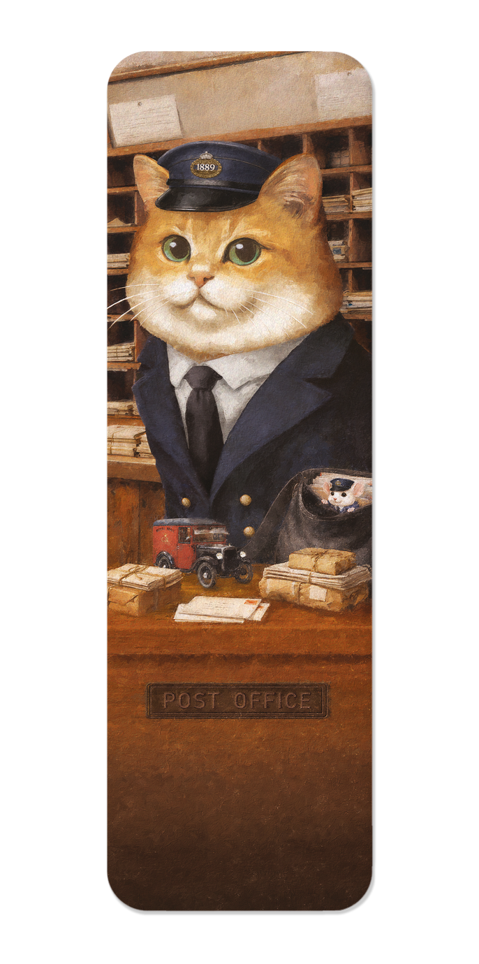 Ezen - Postal Ginger Classic Cat - Bookmark - Front